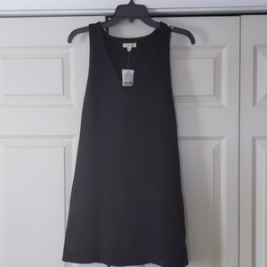 xs black dress with cutout back and sides
